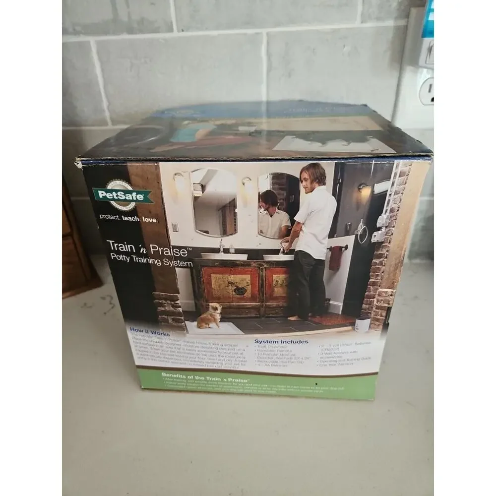PetSafe Train N Praise Puppy Dog Potty Training System PDT00-13649 New In Box